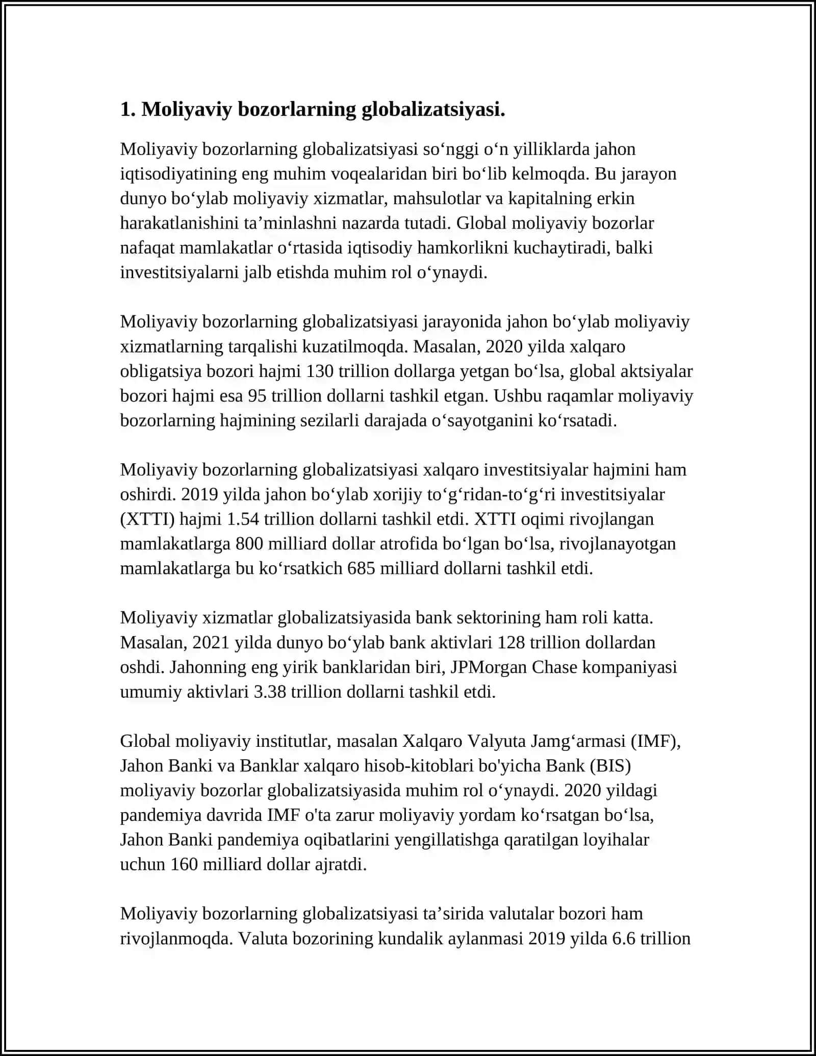 ZAMONAVIY MOLIYANING TUB MASALALARI 3