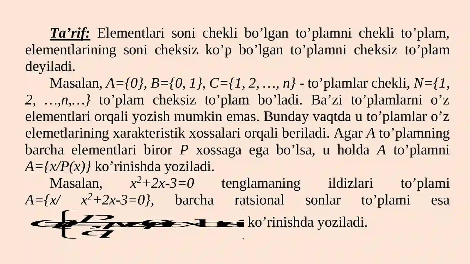 To‘plamlar ustida amallar va ularning xossalari 3