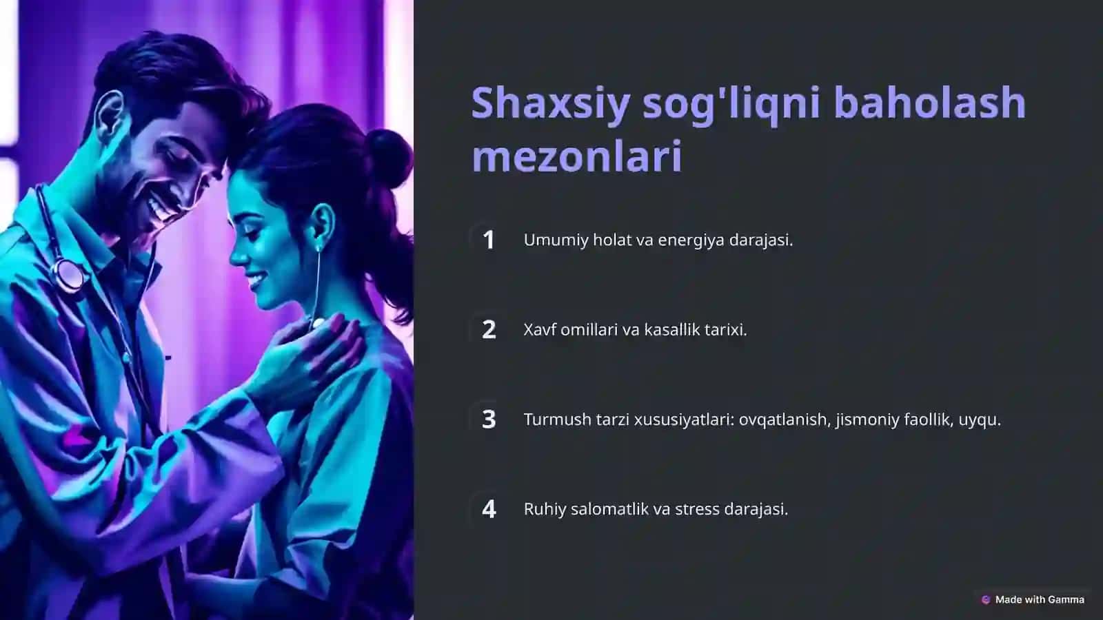 Sog'lom turmush tarzining asosiy tushunchalari 3