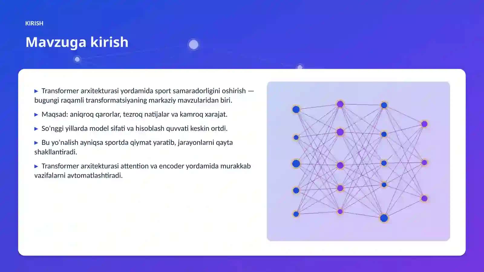 Transformer arxitekturasi yordamida sport samaradorligini oshirish 3