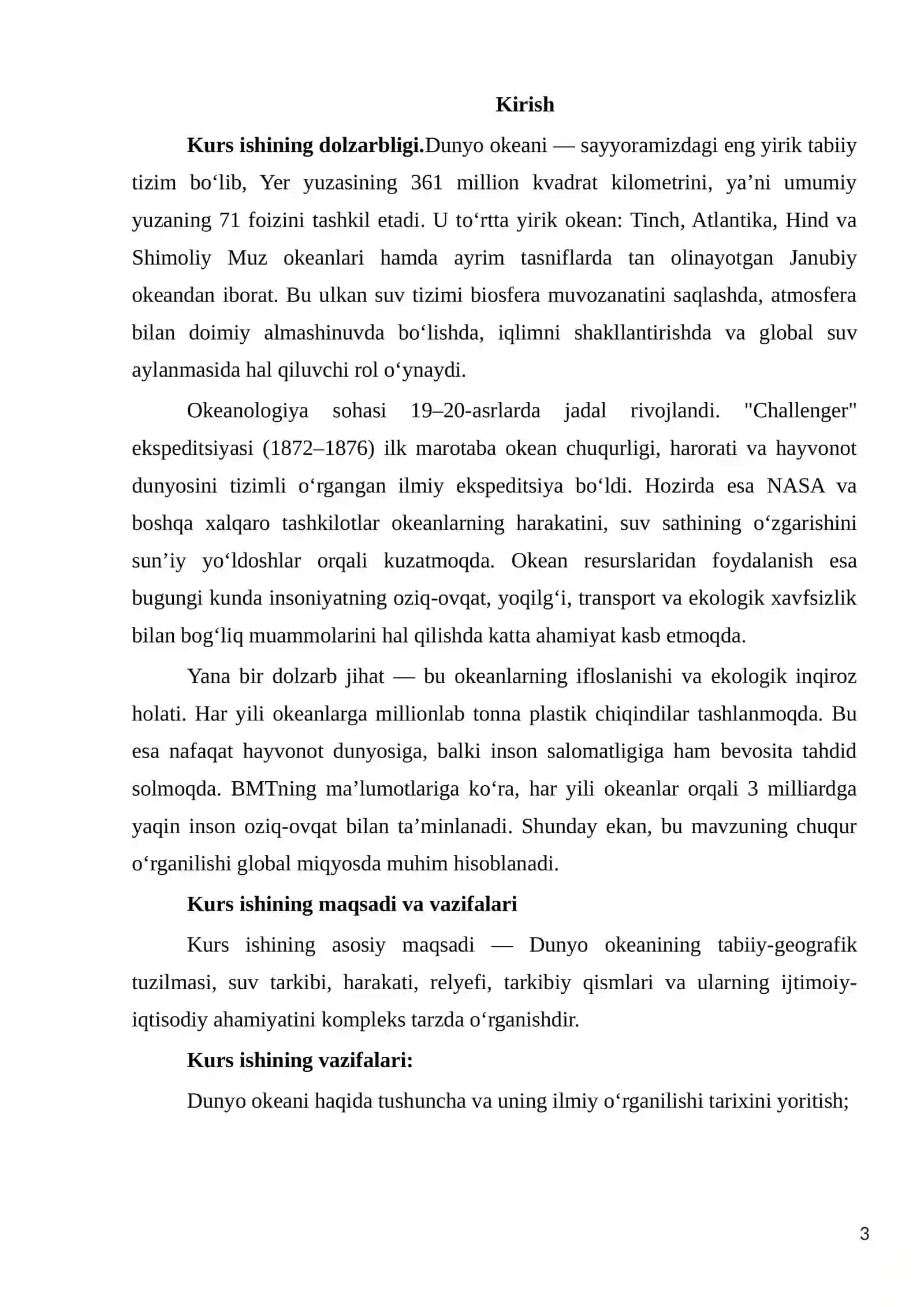 Dunyo okeani va uning tarkibiy qismlari 3