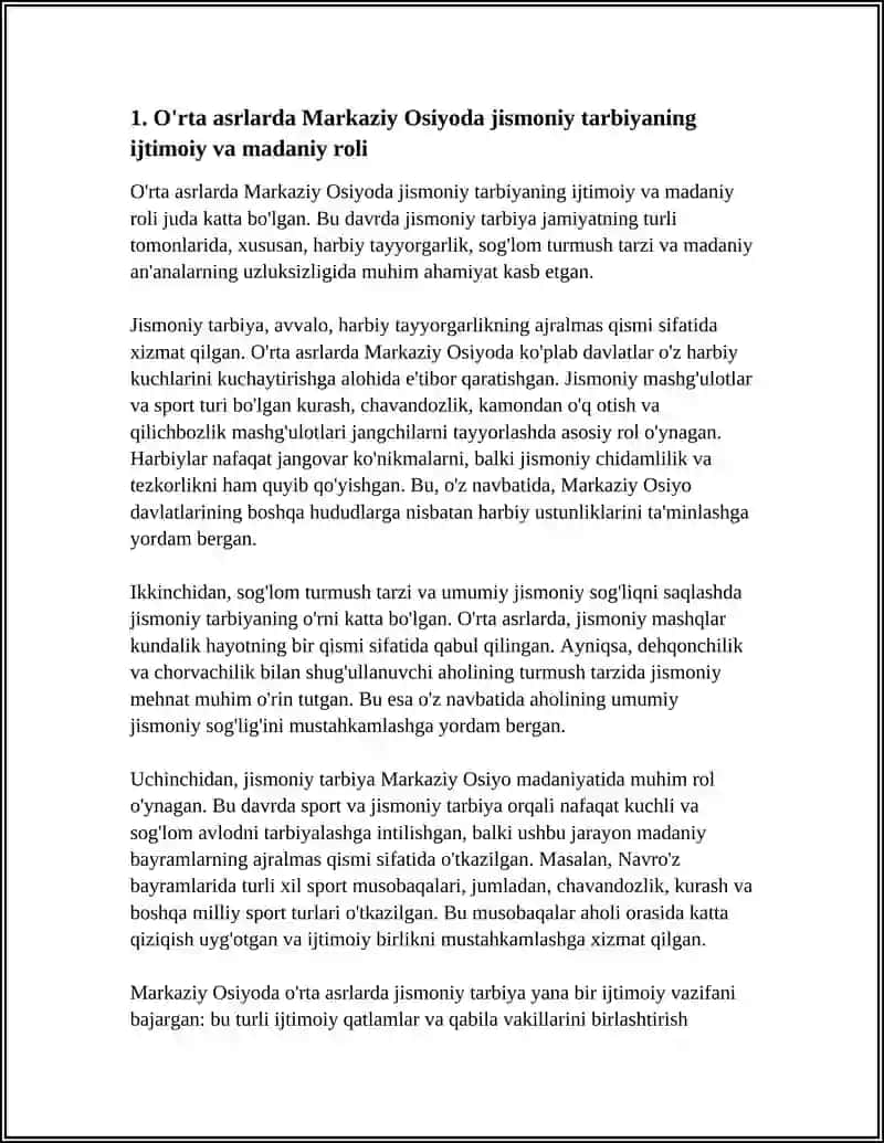 O'rta asrlarda Markaziy Osiyoda jismoniy tarbiyaning ijtimoiy va madaniy roli 3
