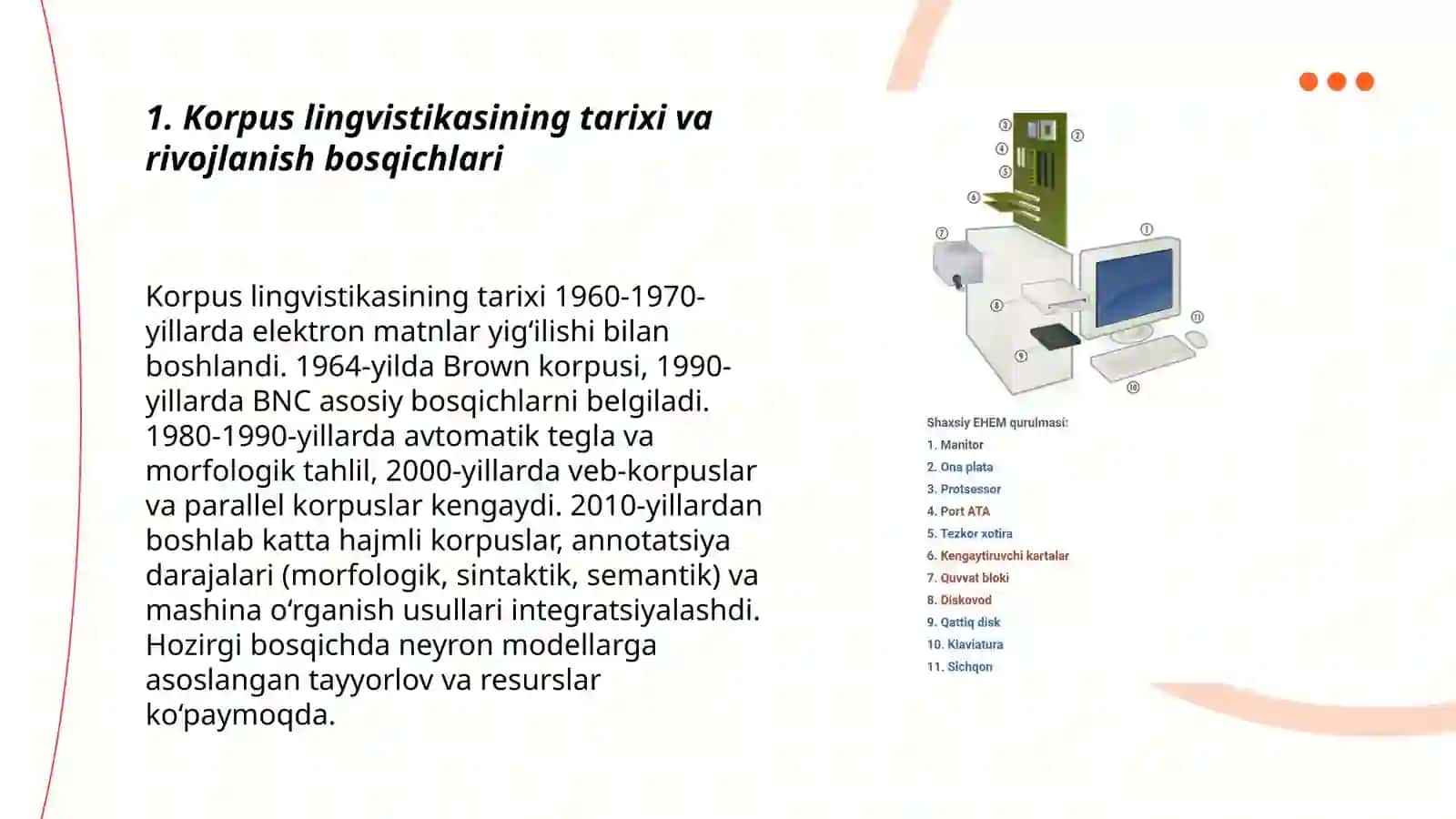 Korpus lingvistikasining rivojlanishi 3
