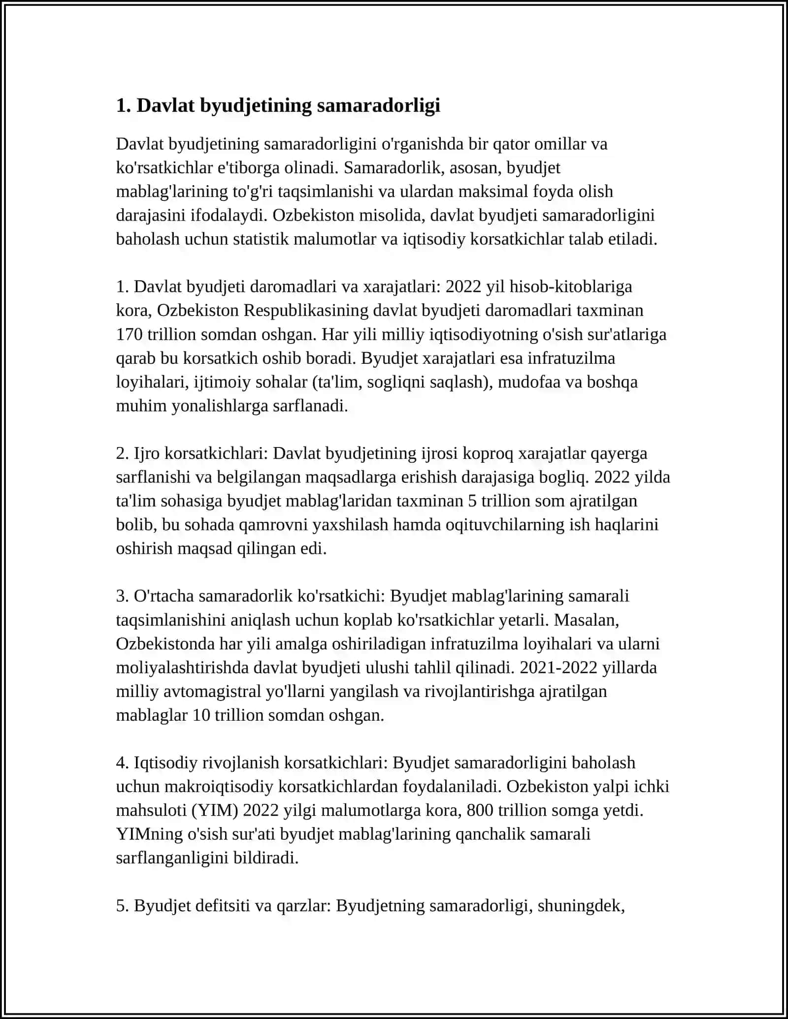 BOZOR ISLOHATLARI SHAROITIDA DAVLAT IJTIMOIY SIYOSATINING MOLIYAVIY MUAMMOLAR 3