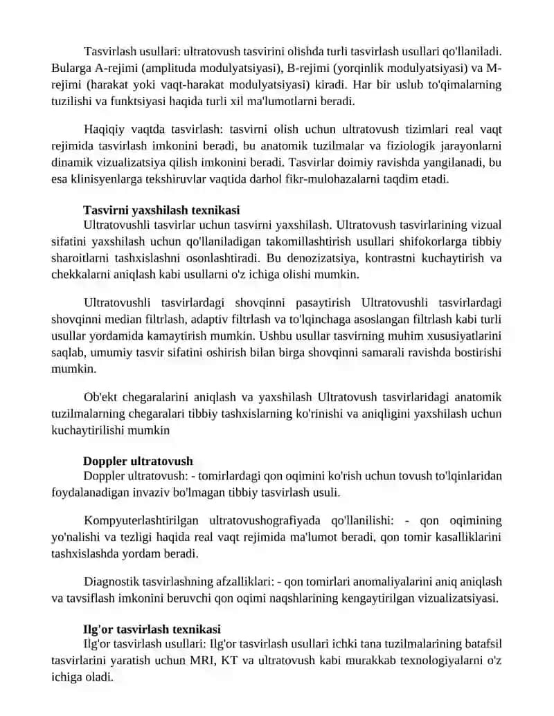 Kompyuter Ulutratovush Tashxisi Tizimida Foydalanish 3