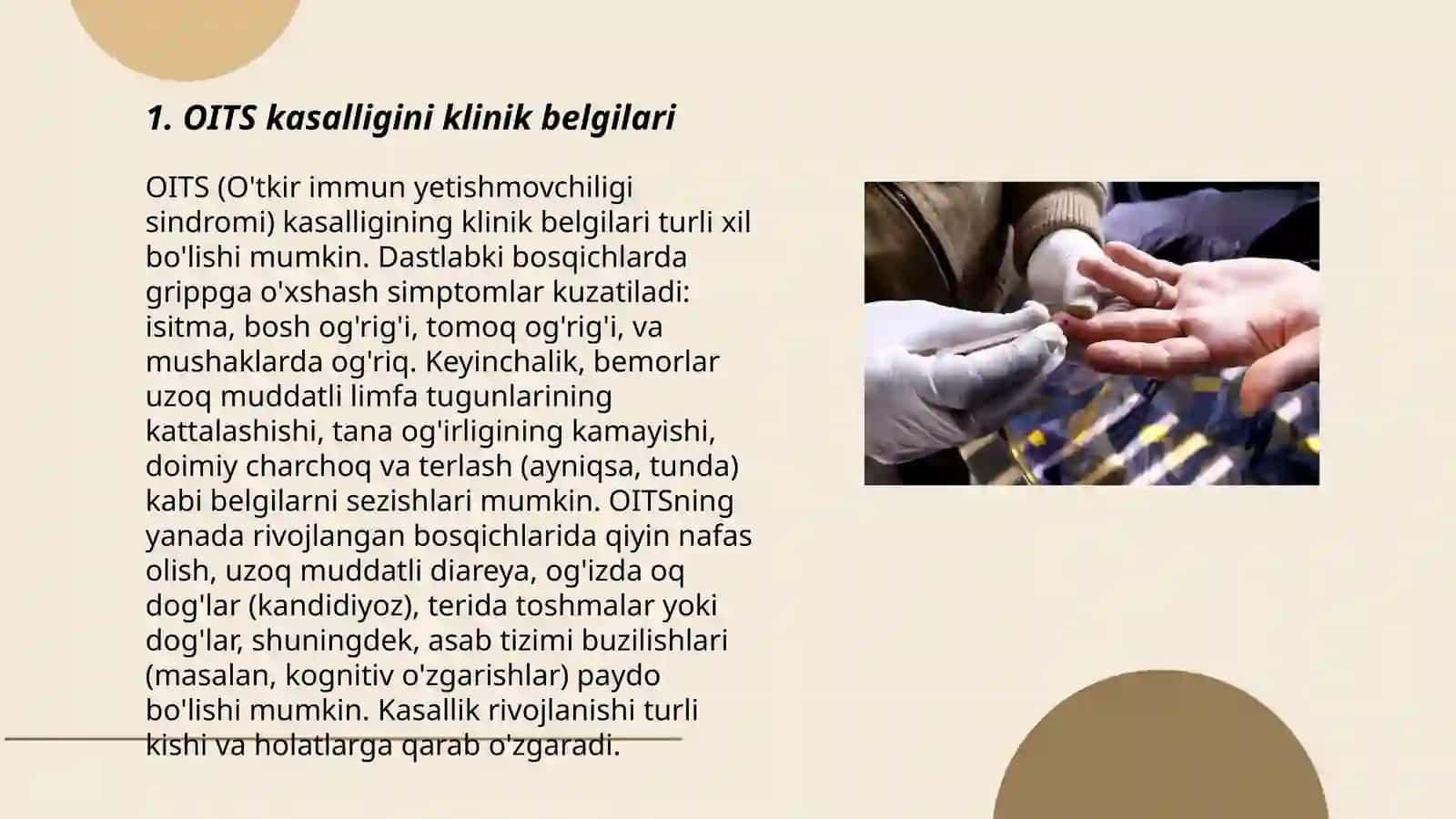 OITS kasalligini davosi 3