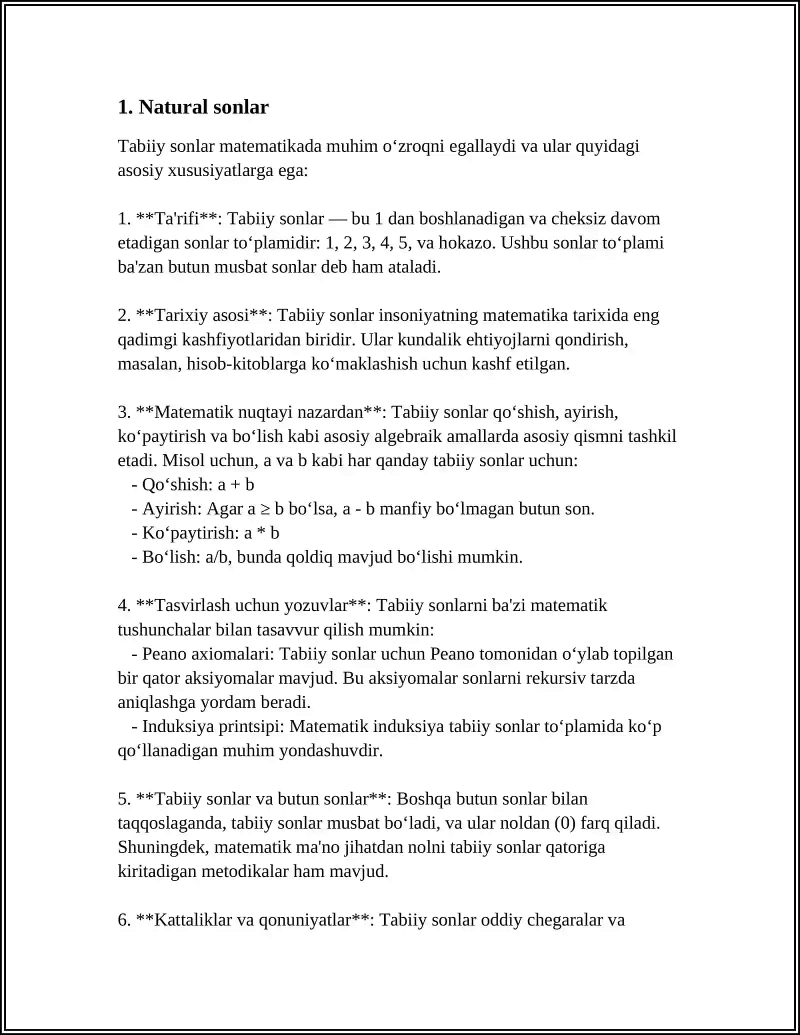 SON SOʻZ TURKUMI. SONNING MAʼNO TURLARI 3