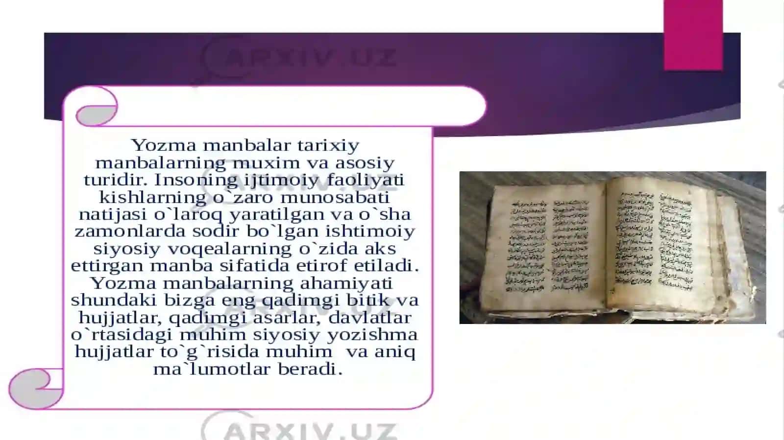 Eskio‘zbektiliyozmamanbalariustidaishlash:matnlarniturkumlar,so‘zyasalishivagapturlarinuqtainazaridantahlilqilish 3