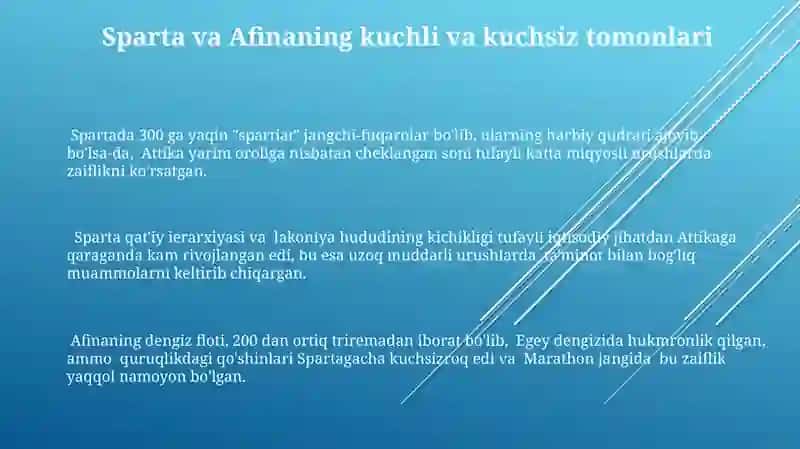 Sparta va Afina davlatlari bo‘yicha taqdimot 3