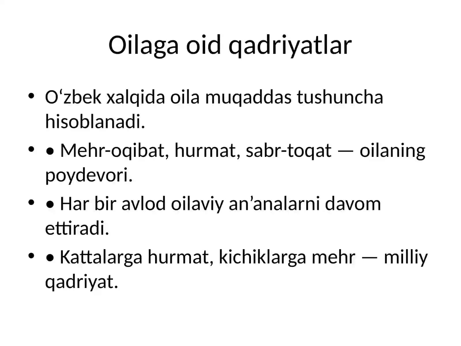 Oila turlari va tarixiy turlari 3