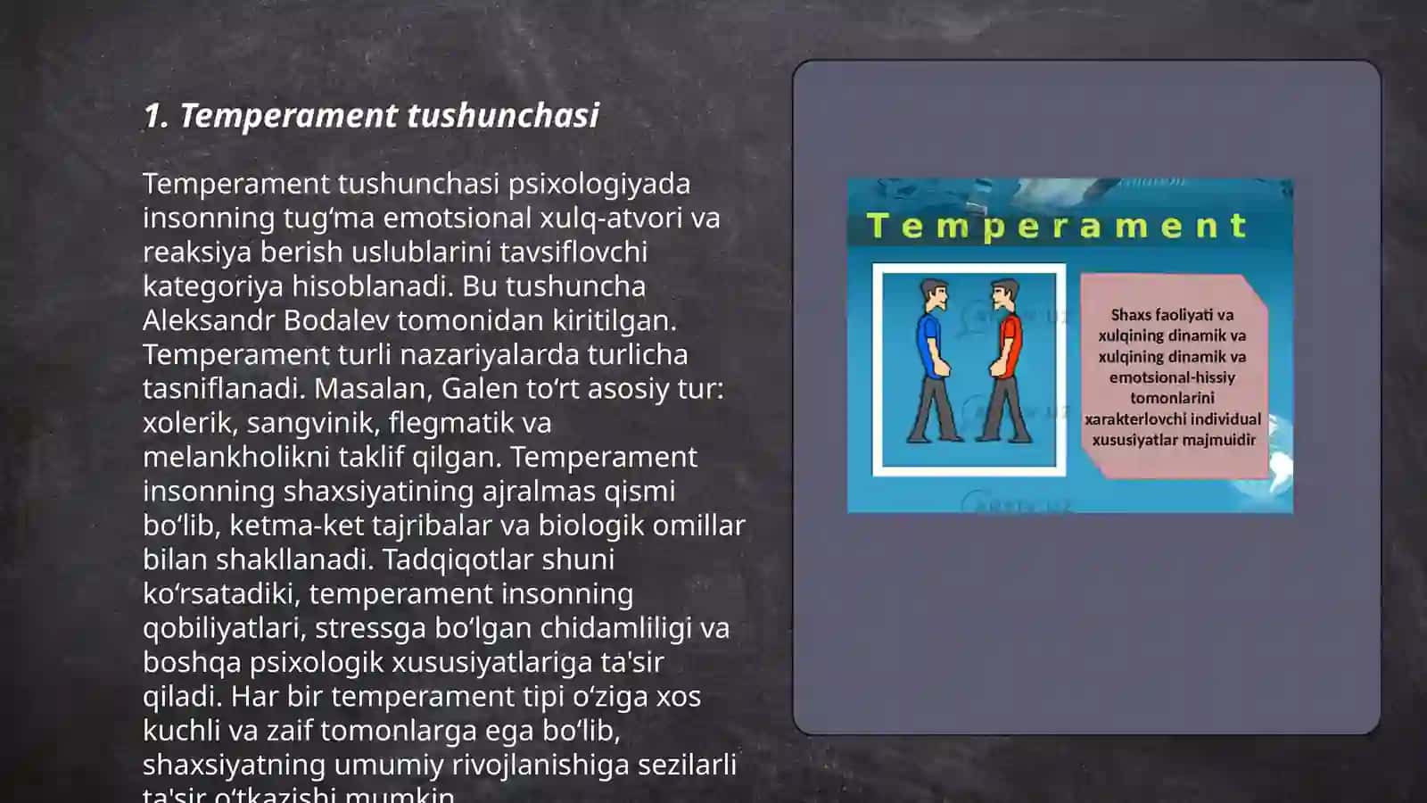 Temperament shaxs haqida tushuncha 3
