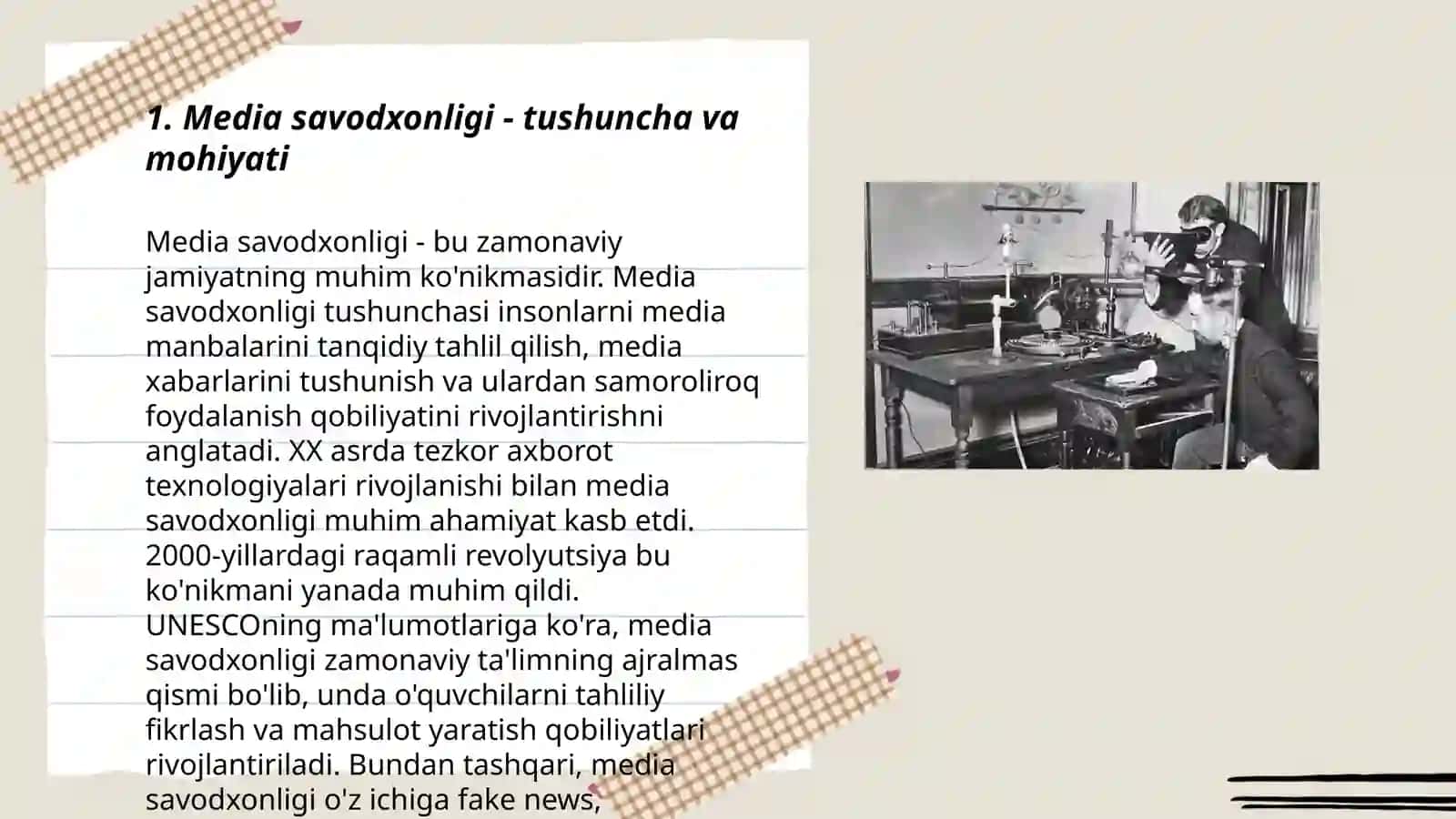 Media savodxonlik va axborot madaniyati fanining maqsad va vazifalari 3