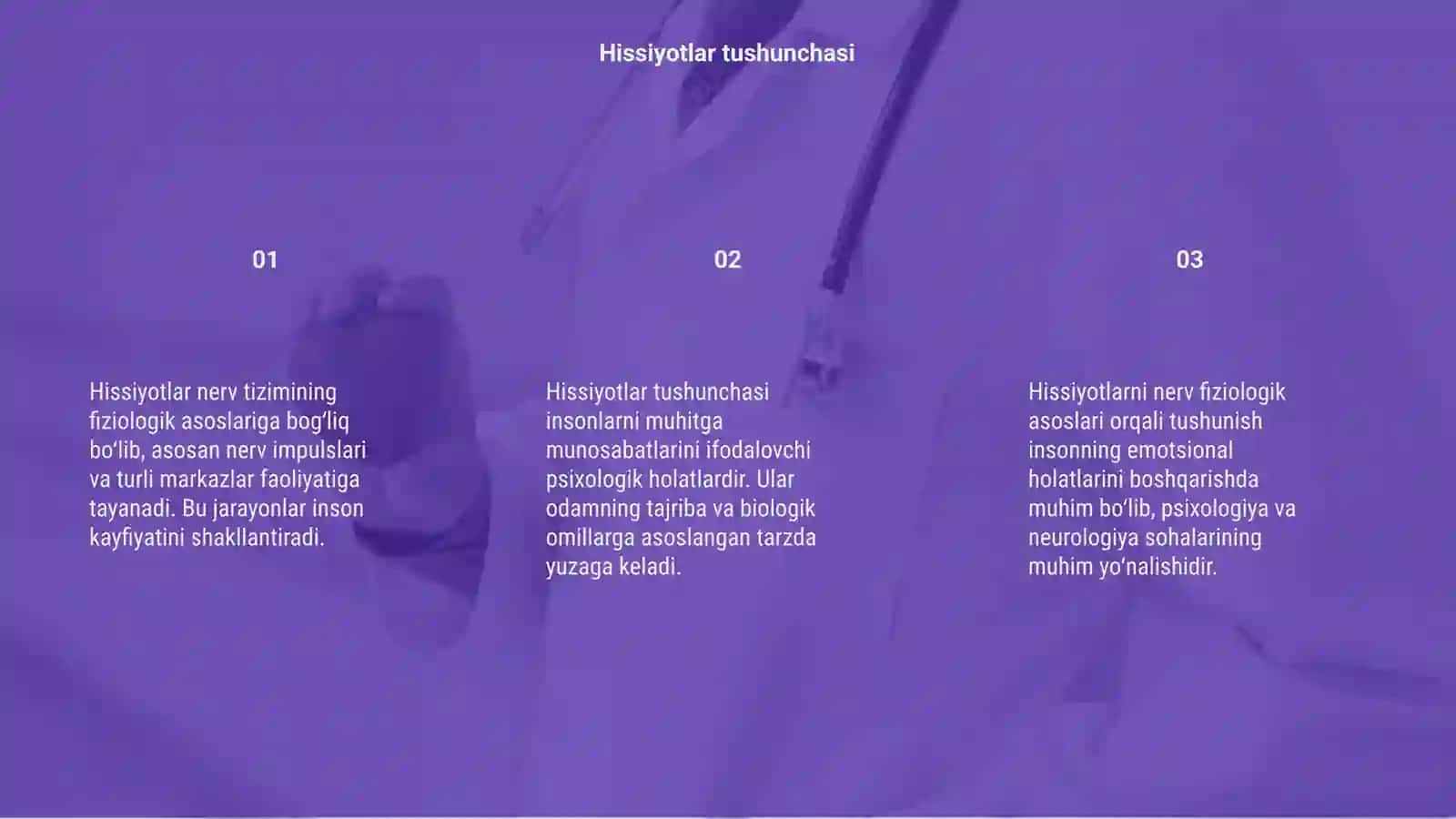 Hissiyotni nerv fiziologik asoslari 3