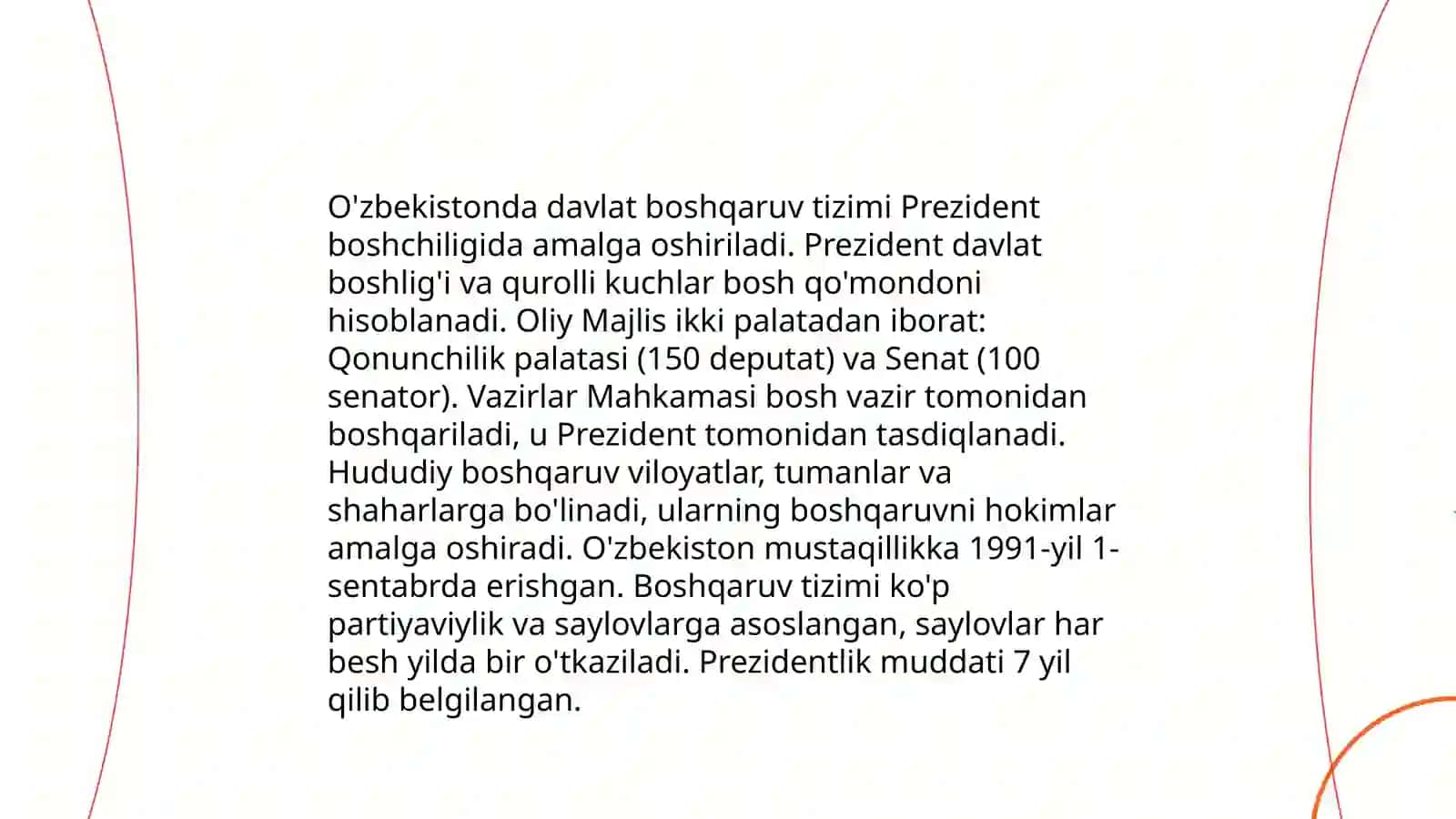 O'zbekistonda davlat boshqaruvi va fuqarolik jamiyati institutlari o"zaro munosabatlari 3