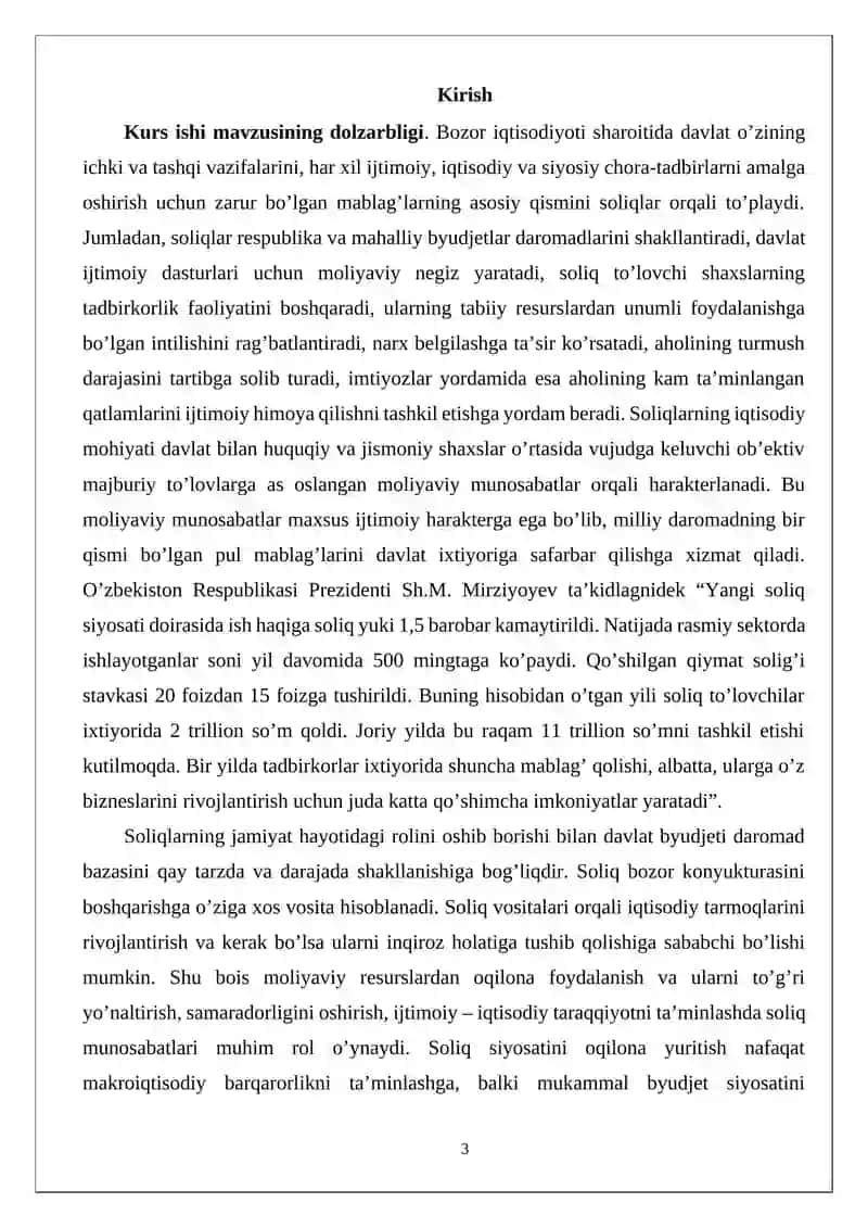 Soliqlar va ularning vazifalari 3