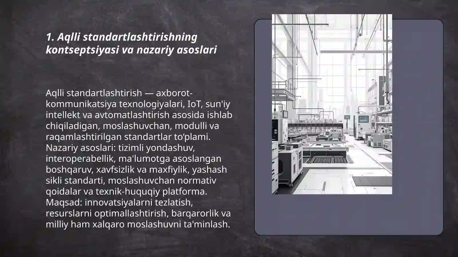 Aqlli standartlashtirishning nazariy asoslari va amaliy qo‘llanilishi 3