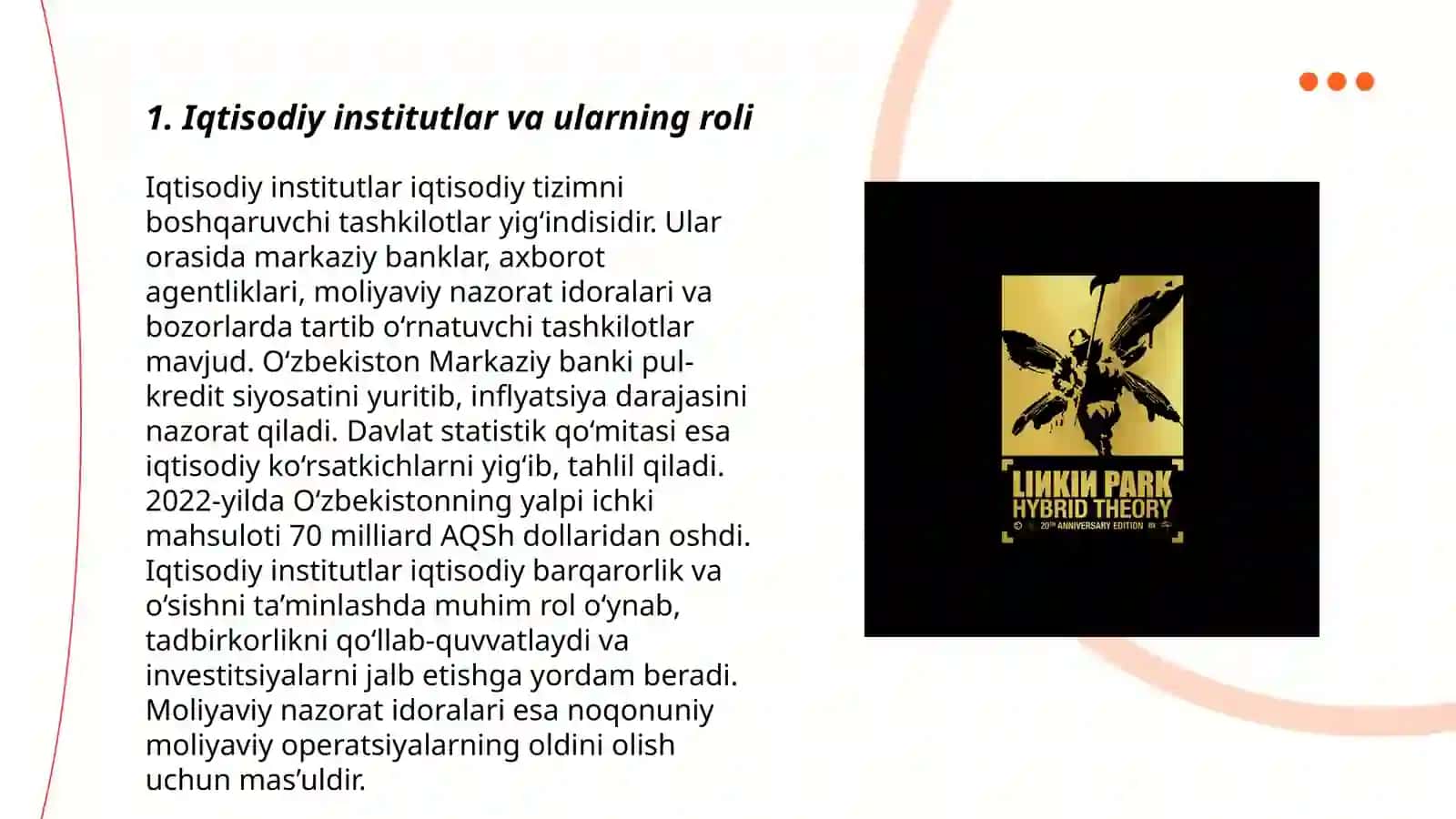 Xufyona iqtisodiyotning institutsional nazariyasi 3