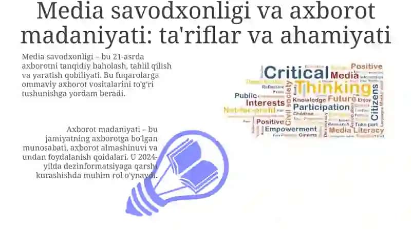 Media savodxonligi va axborot madaniyatini tahlil qilish 3