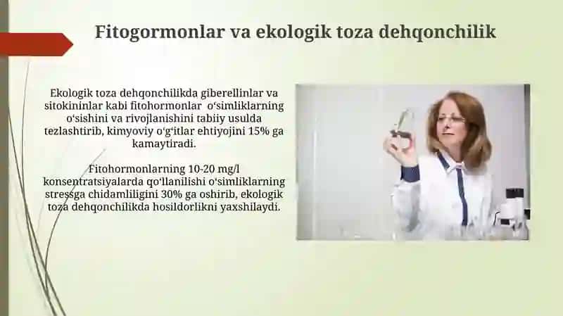 Fitogormonlarning biotexnologiyada qoʻllanilishi 3