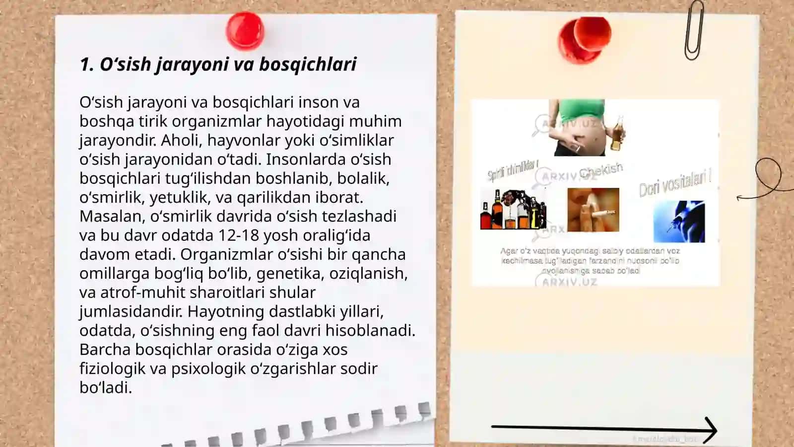 Oʻsish va rivojlanishning umumiy qonuniyatlari 3