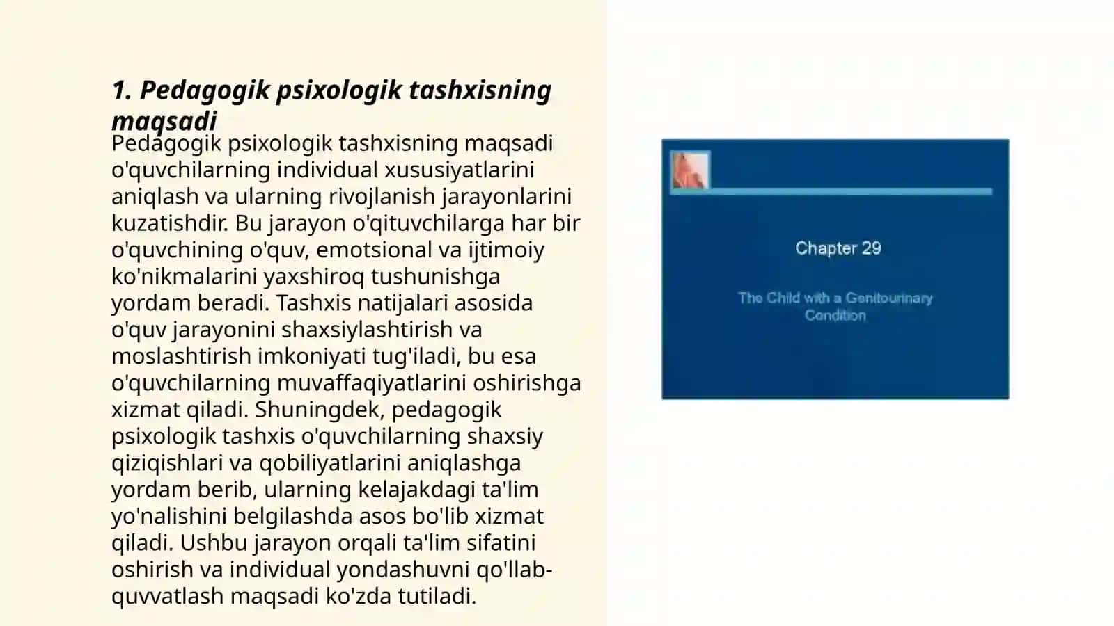 Pedagogik psixologik tashxisning mohiyati 3