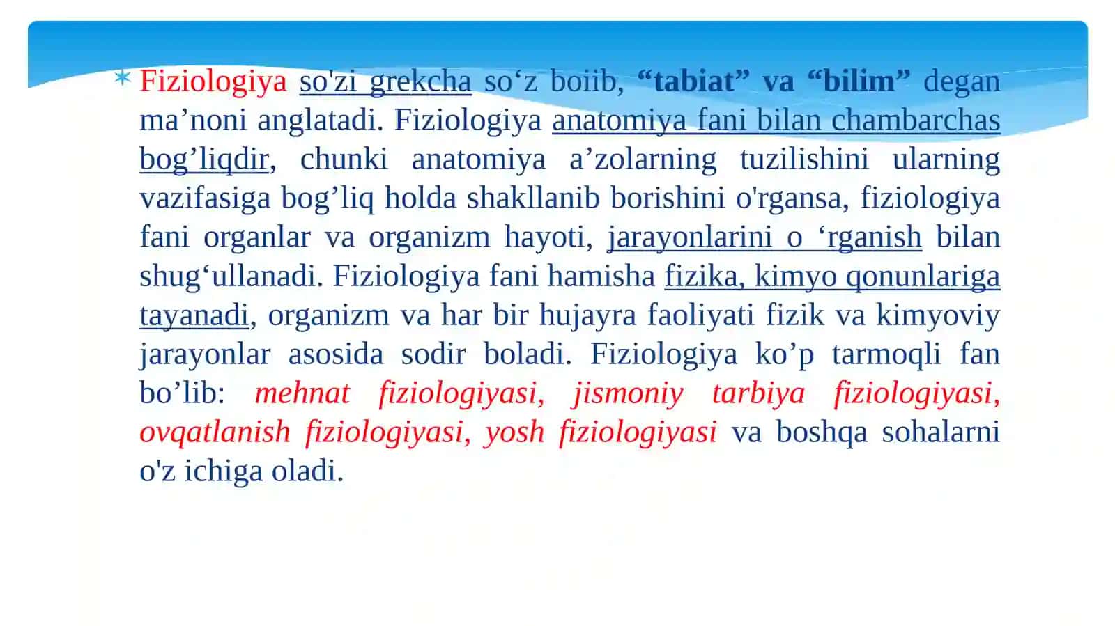 Yoshfiziologiyasi va Gigiyanasi 3