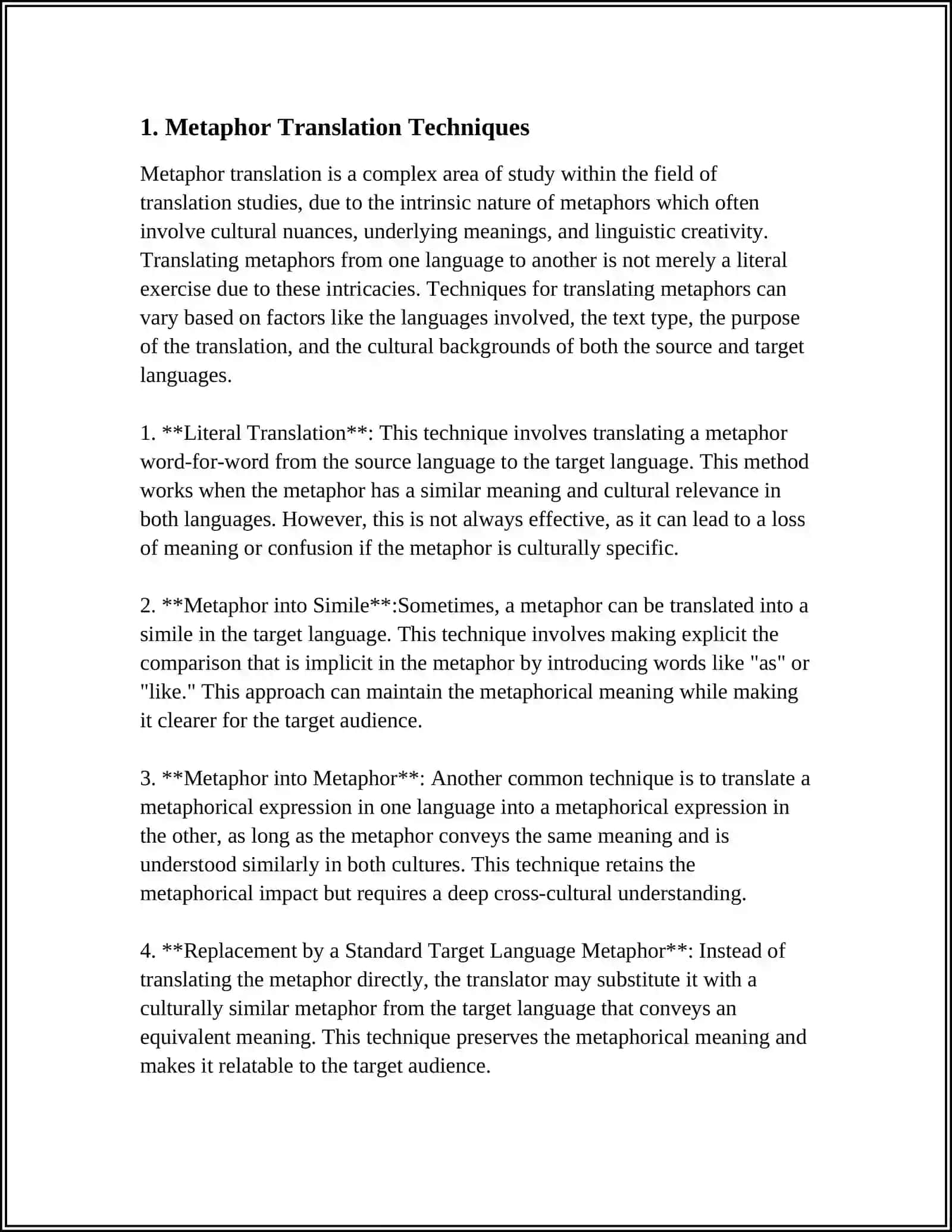 TRANSLATION OF FIGURATIVE LANGUAGE 3
