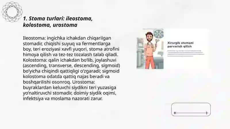 Xirurgik stomani parvarish qilish 3