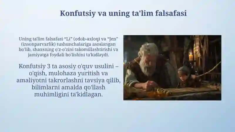 Qadimgi sharq donishmandlari tarbiya haqida 3