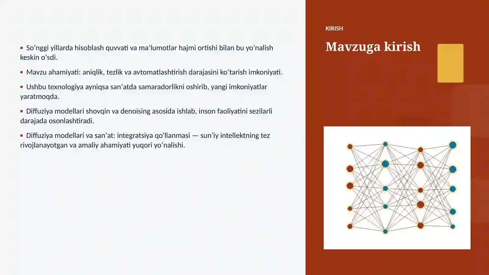 Diffuziya modellari va sanʼat: integratsiya qo'llanmasi 3