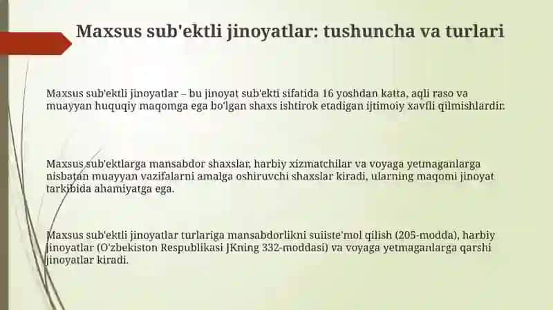 Maxsussubyektlijinoyatlar 3