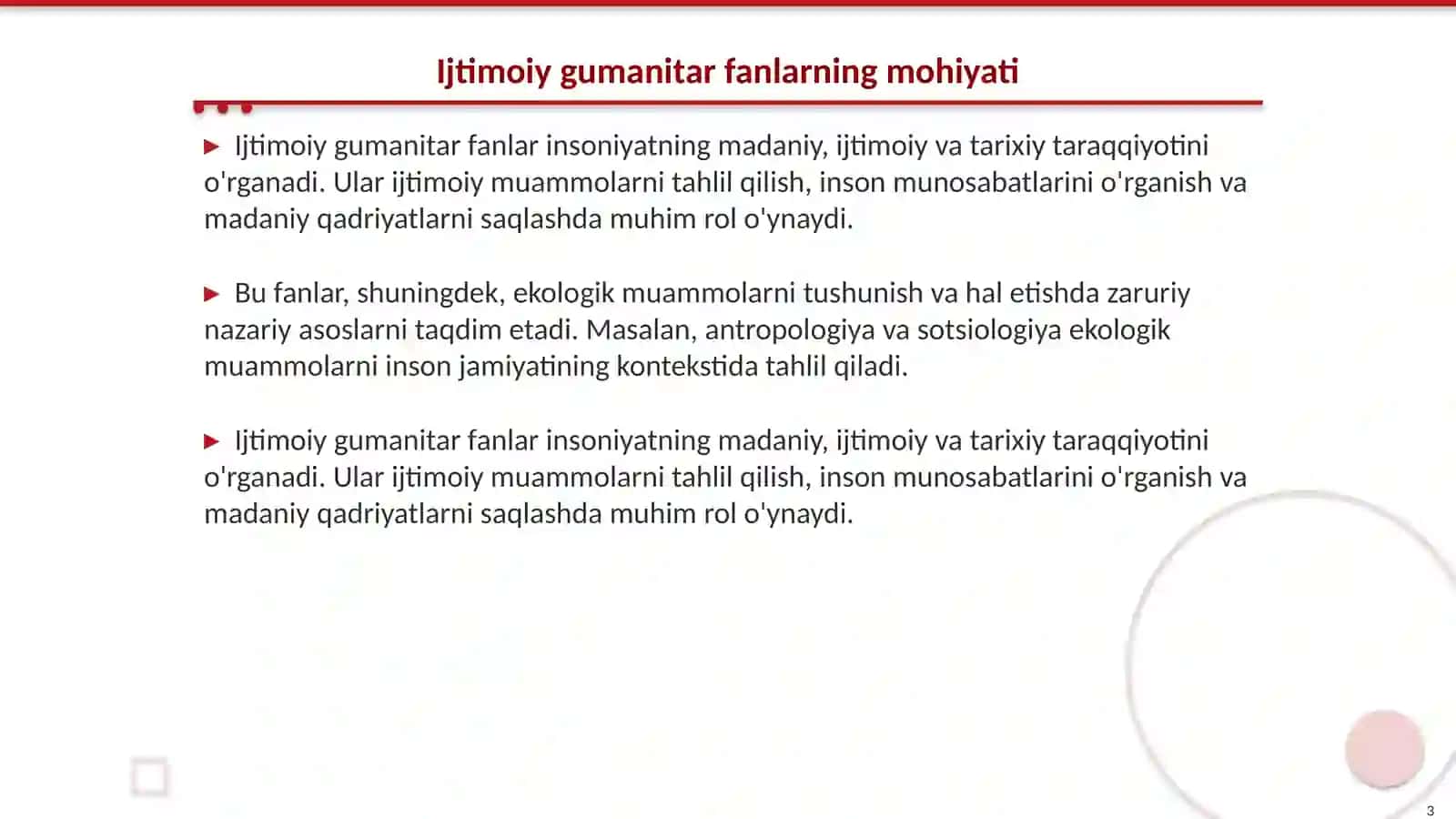 Ijtimoiy gumanitar fanlarning ekologik muammolarini hal qilishdagi roli 3