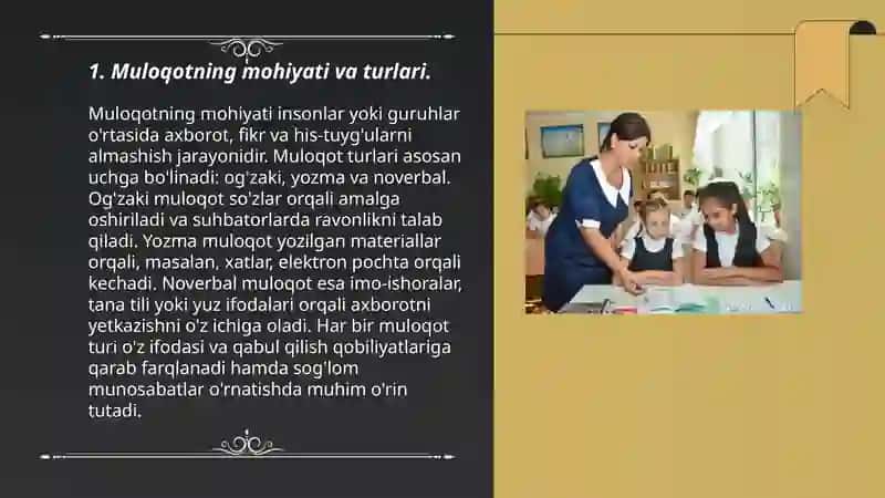 Muloqot haqida tushuncha 3