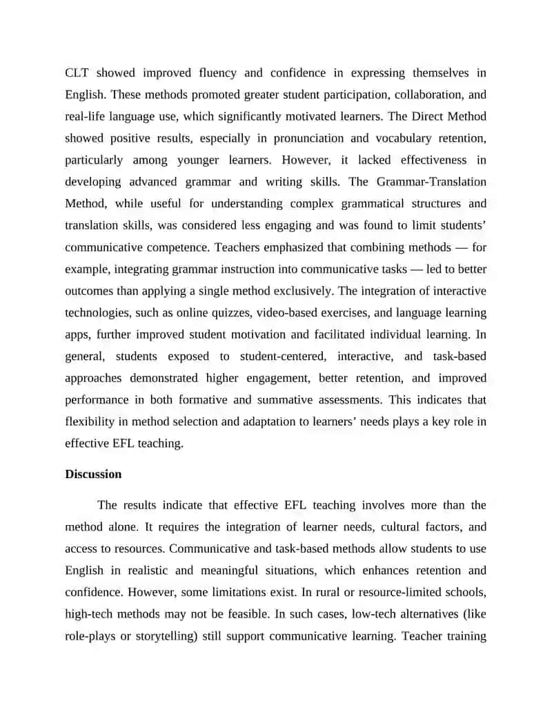 Effective Methods for Teaching English as a Foreign Language 3