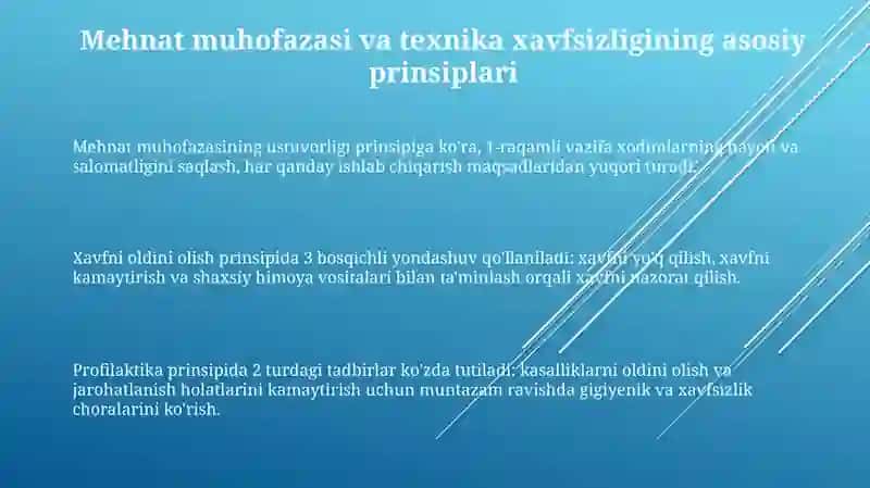 Mehnatmuxofazasi va texnika xavfsizligi 3