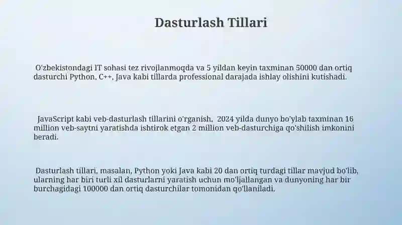 Texnologiya bilan bogʻliq koʻnikmalar 3