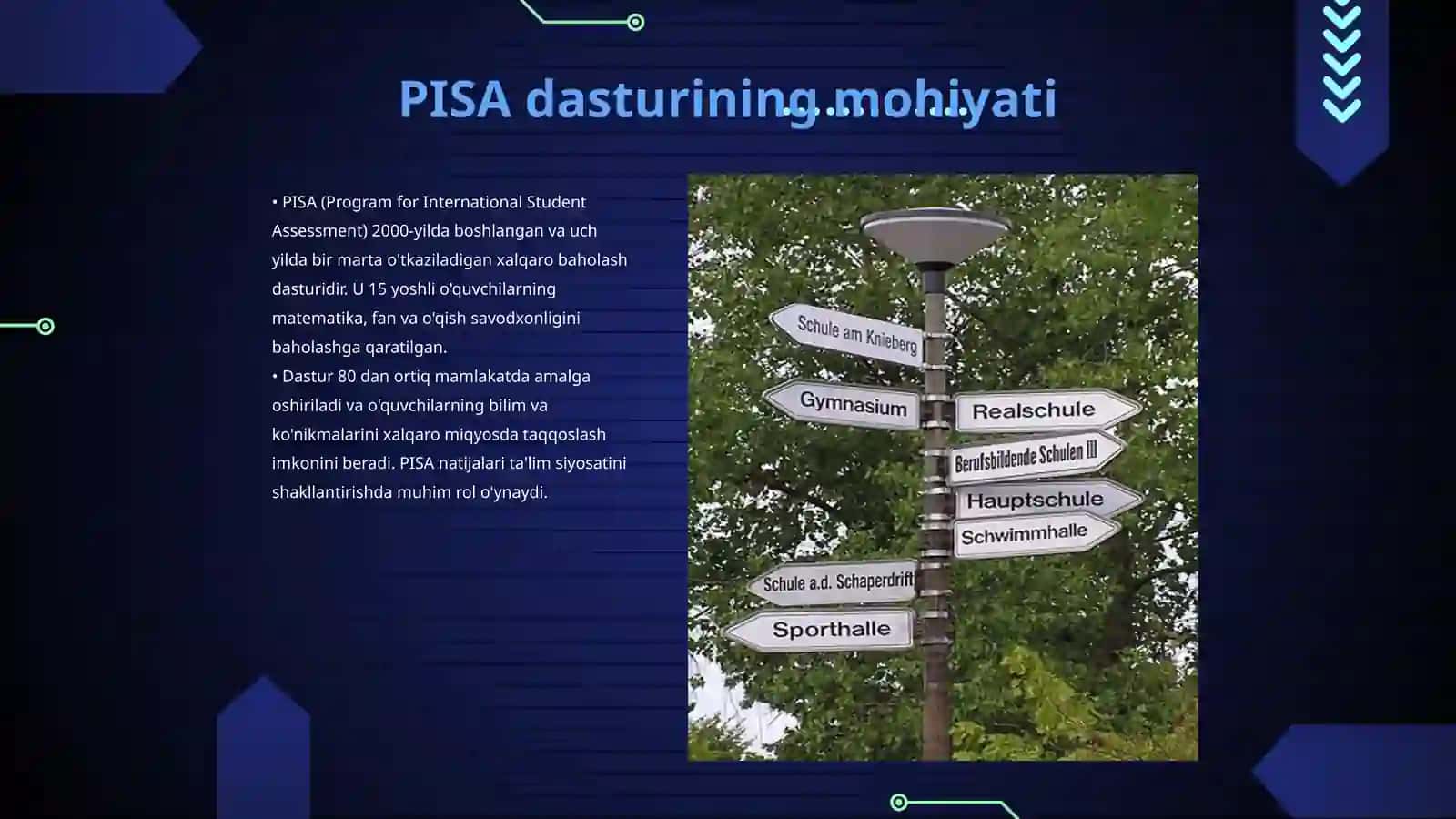 PISA xalqaro baholash dasturida kodlash 3