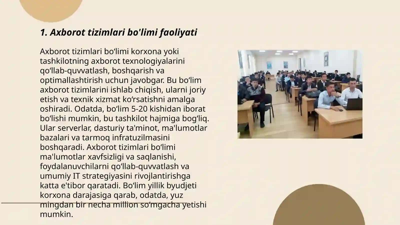 Samarqand davlat universiteti.Kopyuter texnologiyalari va axborot tizimlari fakulteti hayoti haqida 3
