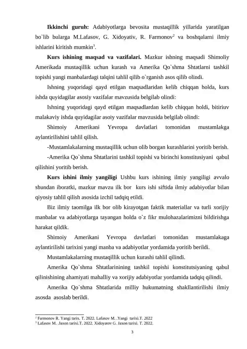 MUSTAQIILIK UCHUN OLIB BORILGAN KURASH, NATIJALAR VA YANGI QARASHLAR 3