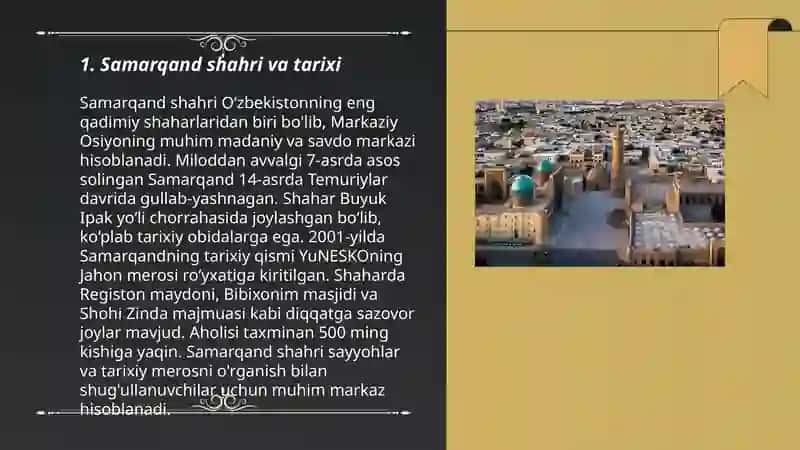 Samarqand shahri va tariхi 3