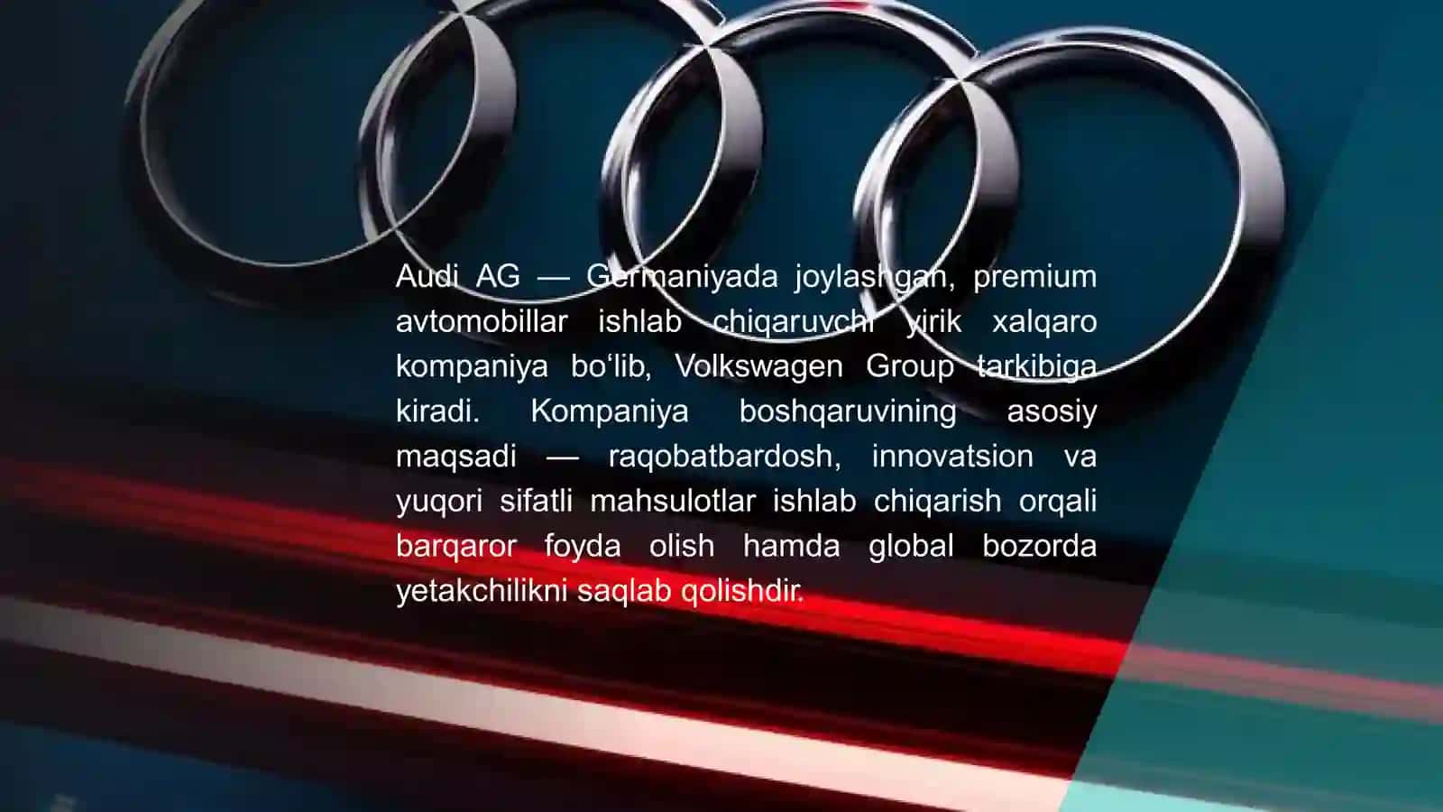 AUDI kompaniyasida menejmentning xususiyatlari 3