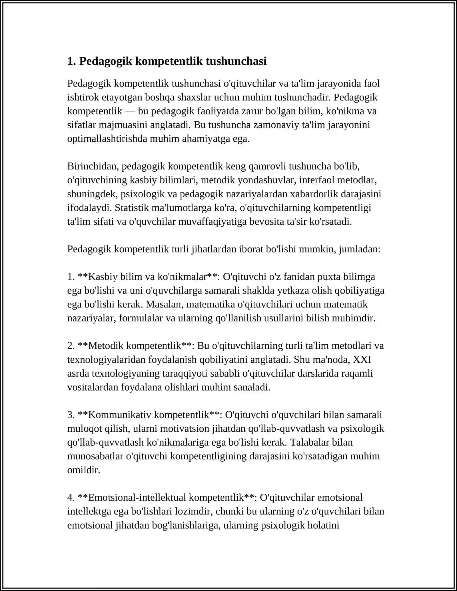 PEDAGOGIKNING KASBIY KOMPETENTLIGI VA KREATIVLIGI 3