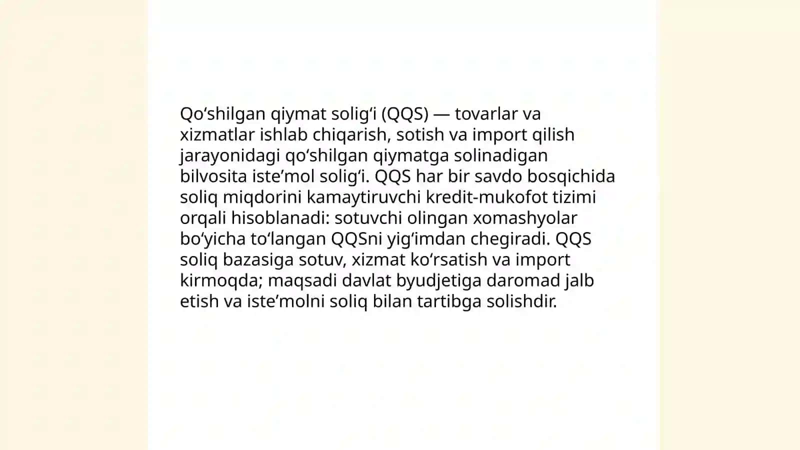 Qoʻshilgan qiymat soligʻi 3