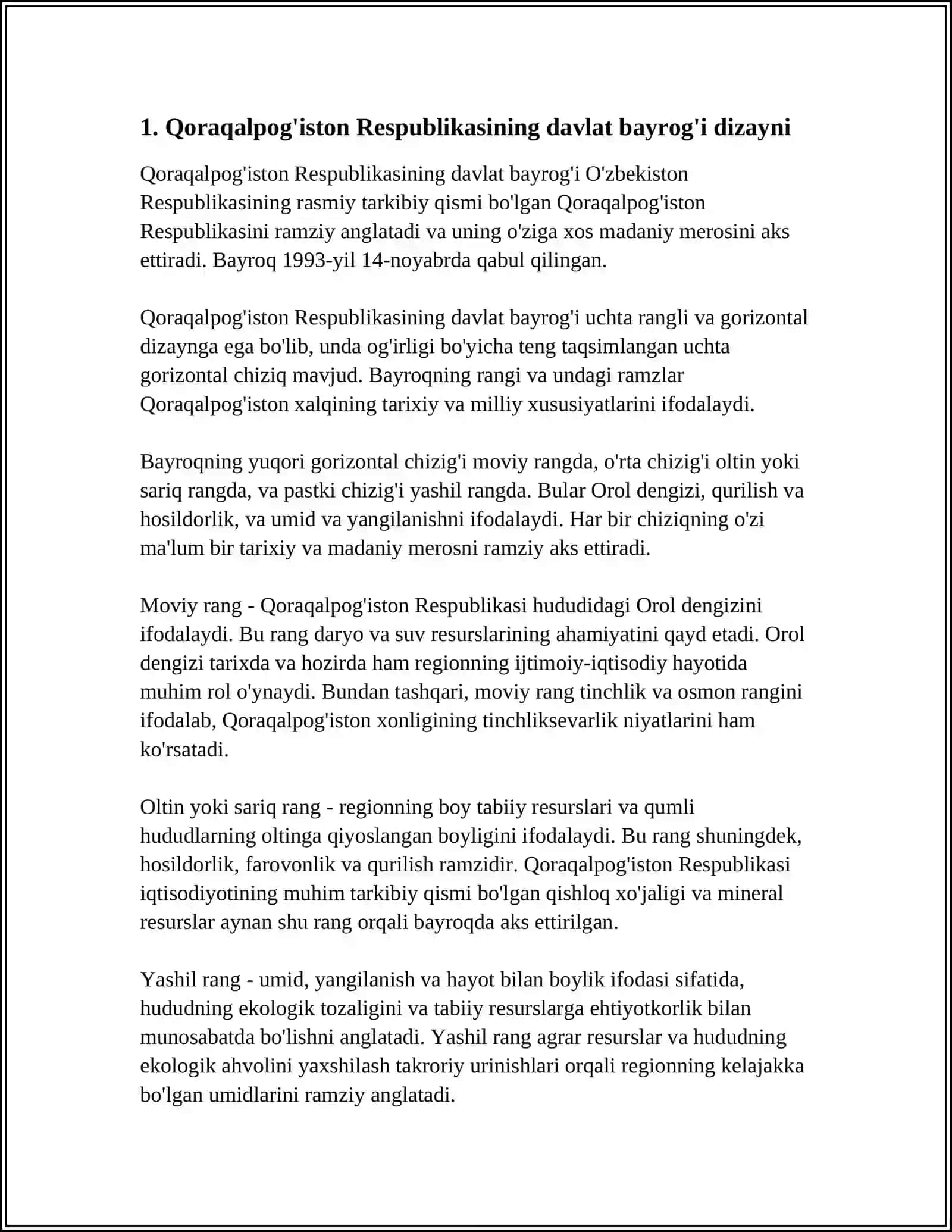 QORAQALPOG'ISTON RESPUBLIKASINING DAVLAT BAYROG'INING QABUL QILINISHI 3