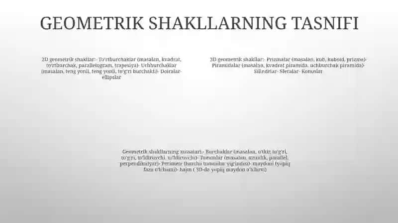 Geometrik Shakllar Va Ularning Xossalari 3