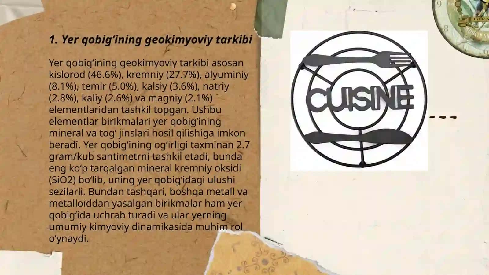Yer qobigʻining mineral tarkibi 3