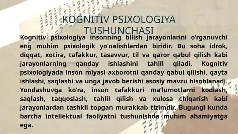 KOGNITIV PSIXOLOGIYA TUSHUNCHASI 3