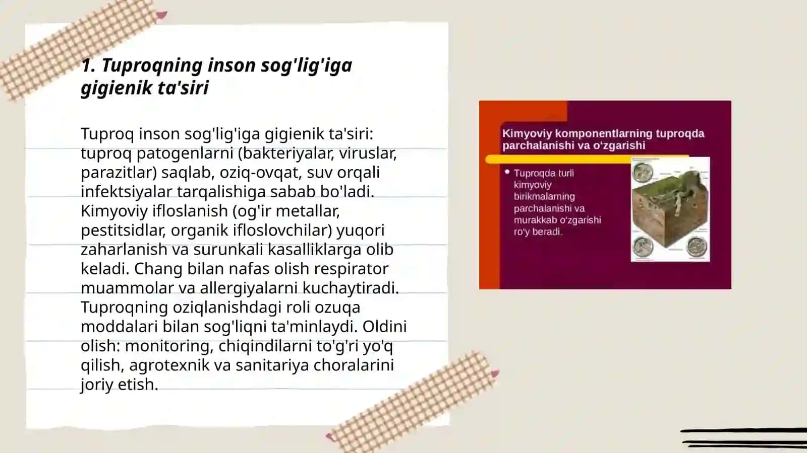 Tuproqning gigenik va epidemalogik ahamiyati 3