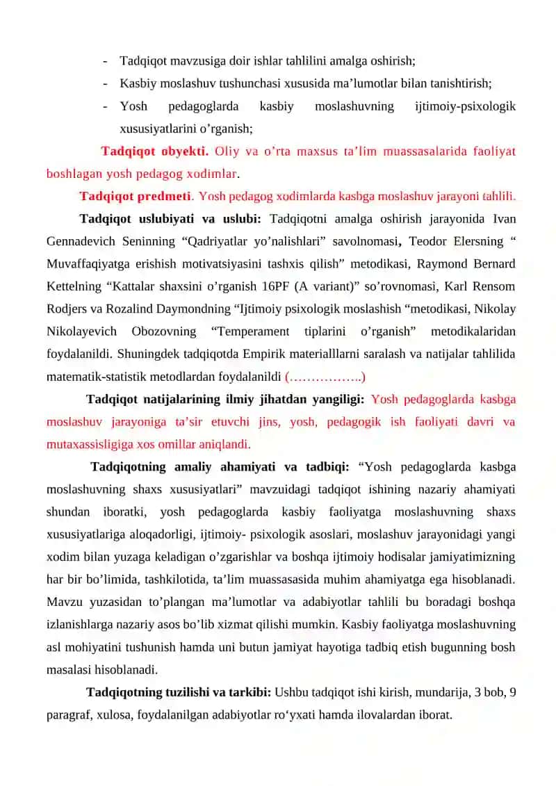 YOSH PEDAGOGLARDA KASBGA MOSLASHUVNING SHAXS XUSUSIYATLARI 3