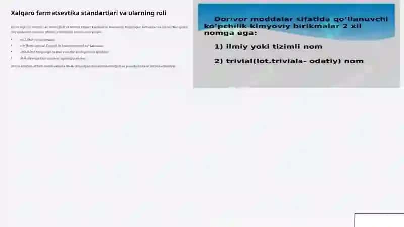 Farmatsevtik Texnik Reglamentlar va GMP: Umumiy tushunchalar 3